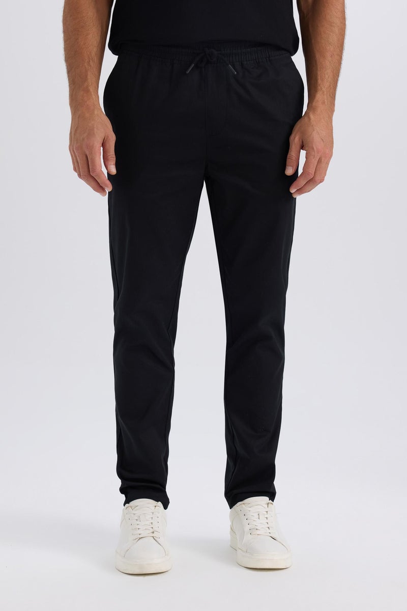 DeFacto Black Man jogger Super Skinny Hem Gabardine Trousers Casual - Image 5